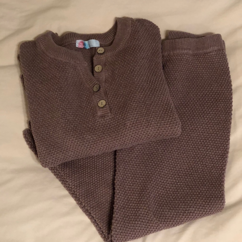 Free People ‘Hailee Sweater Set’ in Cocoa Dust